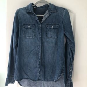 Chambray button down shirt
